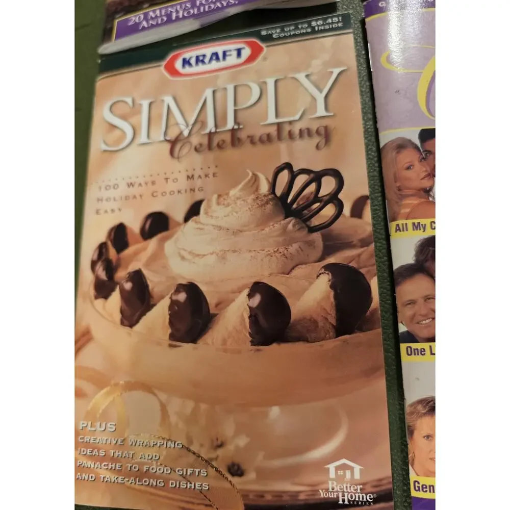 Four Vintage Kraft Pamphlet Cookbooks